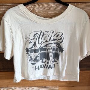Aloha Hawaii cropped shirt